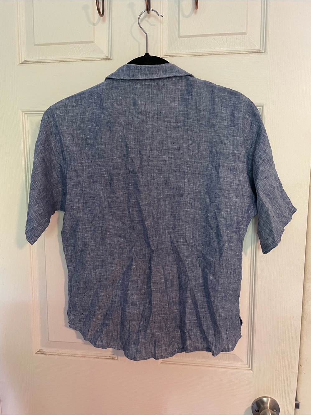 Garnet Hill Blue Blend Short-Sleeve Shirt - Picture 4 of 4
